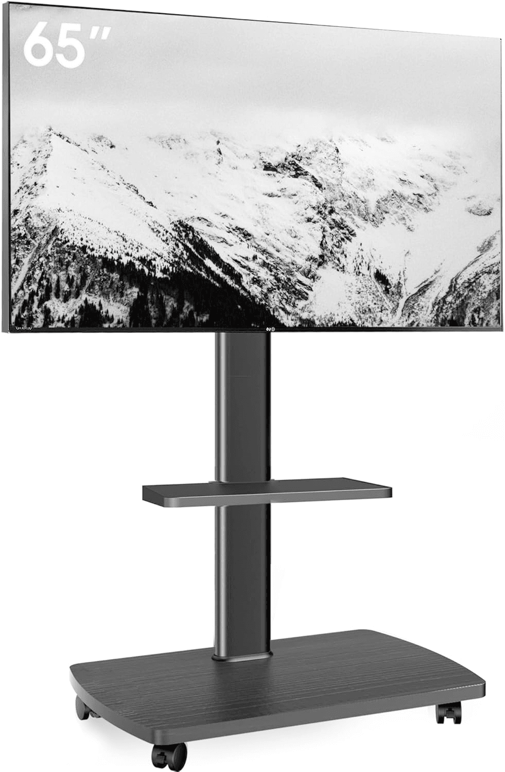 Samsung Crystal 4K UHD TV 65" – 65 Zoll 4K UHD Smart TV mit Crystal Prozessor, HDR und mobilem TV-Ständer auf Rollen – ideal für Präsentationen, Public Viewing und Events mieten